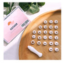 Keoker 24 Mini Screw Handle Clay Cutters | Polymer Clay Cutters For Earrings | Small Clay Cutters