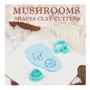 TAINSKY Mushroom Shaped Polymer Clay Cutter Set | 5 Clay Earring Cutters For Making Polymer Clay Jewelry