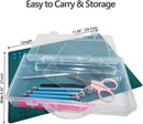 Phedra Air Dry Clay Tools Kit | Variety Beginners, Professional, Including Clay Mat, Curved Scissors, Acrylic Clay Roller, Acrylic Sheet