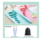 taskalo | Silicone Mat For Crafts | 23.6 x 15.7 Inch Silicone Painting Mat | Non | Stick Silicone Sheet For Resin Casting