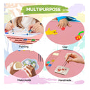 Silicone Craft Mat | 20" x 16" Silicone Mat With Cup Holder And Paint | Silicone Mat For Painting For Crafts