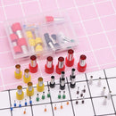 Polymer Clay Cutters | 40Pcs Stainless Steel+Plastic Indentation Round Circle Shape Cutters Mold Ceramics Dotting Baking Ring Mold Cutter