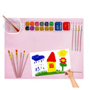 Silicone Craft Mat | 20" x 16" Silicone Painting Mat | Non-Stick Silicone Mat For Resin Casting With Cleaning Cup