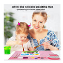 Silicone Mat For Crafts | 20" x 16" Silicone Painting Mat | Non-Stick Silicone Mat For Casting