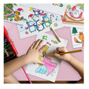 Silicone Craft Mat | Thick Silicone Craft Mat | Creator Painting | Large 20.9" x 16.3" Non-Slip Silicone Mat With Cleaning Cup