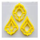 CHENRUI 3 Moroccan Donut Cutters | Polymer Clay Cutters For Jewelry Making