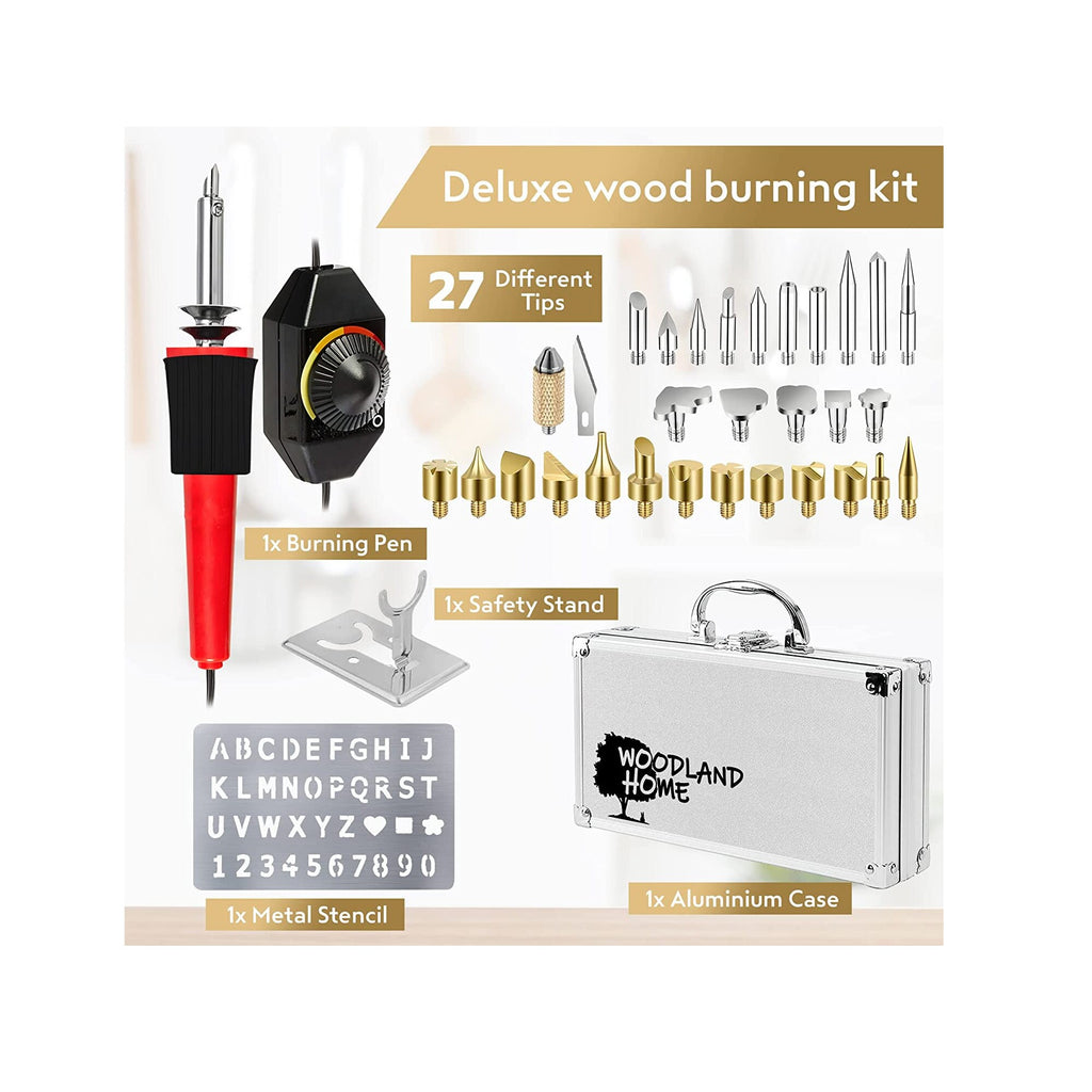 Wood Burning Kit 72 pcs Wood Burning Tool with Adjustable Temperature