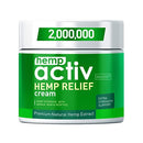 HEMPACTIV Hemp Pain Relief Cream | Hemp + MSM + Arnica + Menthol | Relieve Muscle, Joint & Arthritis Pain