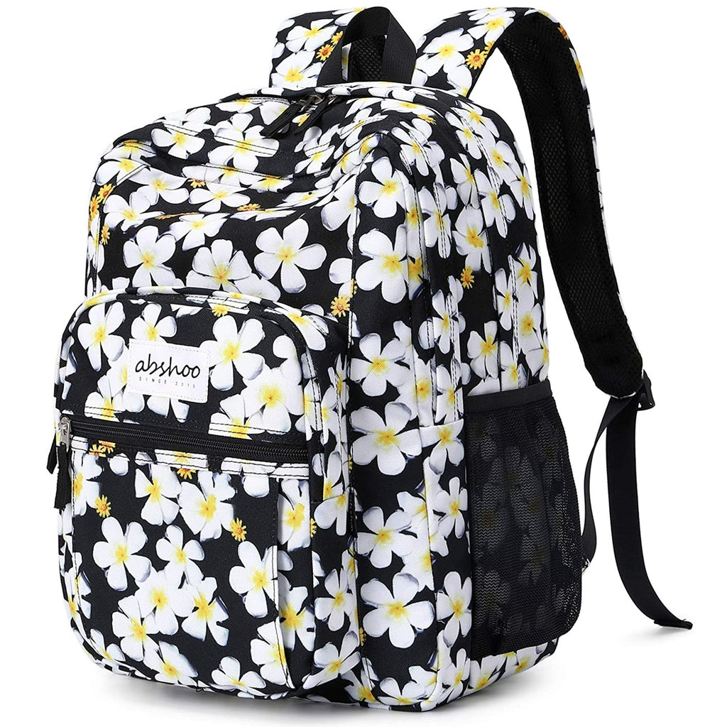 Abshoo Classical Basic Travel Backpack For School Floral Black