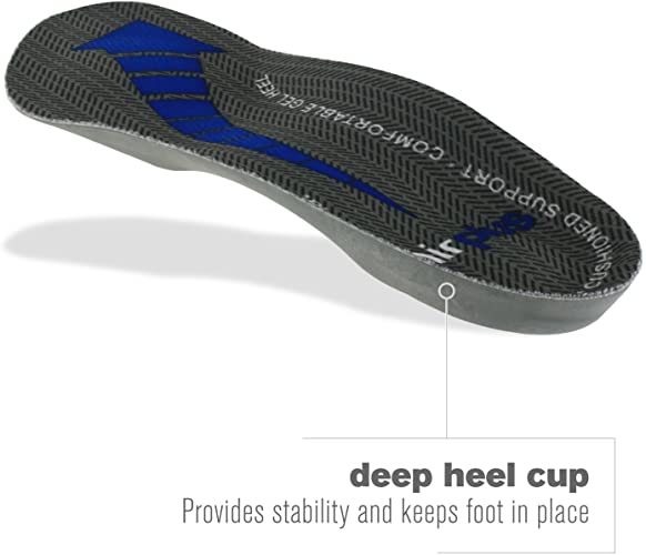 air plus plantar fasciitis insoles Airplus Plantar Fasciitis Orthotic Shoe Insole for Extra Cushioning an