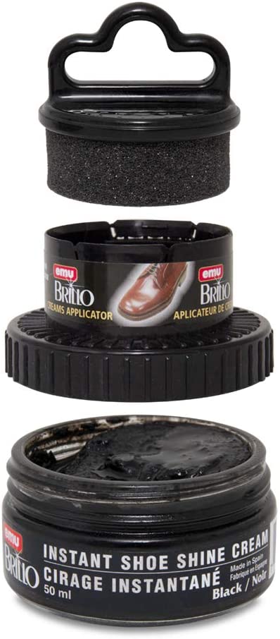 Moneysworth & Best Neutral Shoe Shine Sponge – Polish, Clean & Condition Leather Shoes, Made In Spain