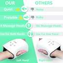 CINCOM Cordless Hand Massager with Heat and Compression for Arthritis and Carpal Tunnel