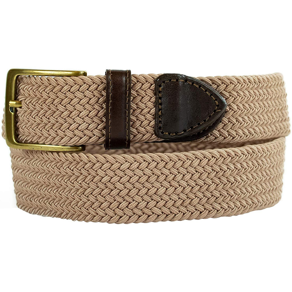 Dockers Men's Leather Braided Casual and Dress Belt