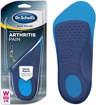 Dr. Scholl’s Pain Relief Orthotics for Arthritis Pain for Women, 1 Pair,  Size 6-10