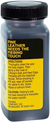 Fiebing's Leather Sole & Heel Brown Edge Dressing | Gloss Shoe Dressin Fiebing's Leather Sole & Heel Brown Edge Dressing | Gloss Shoe Dressin