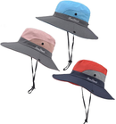 Gellwhu 3 Pieces Sun Hat For Women Outdoors