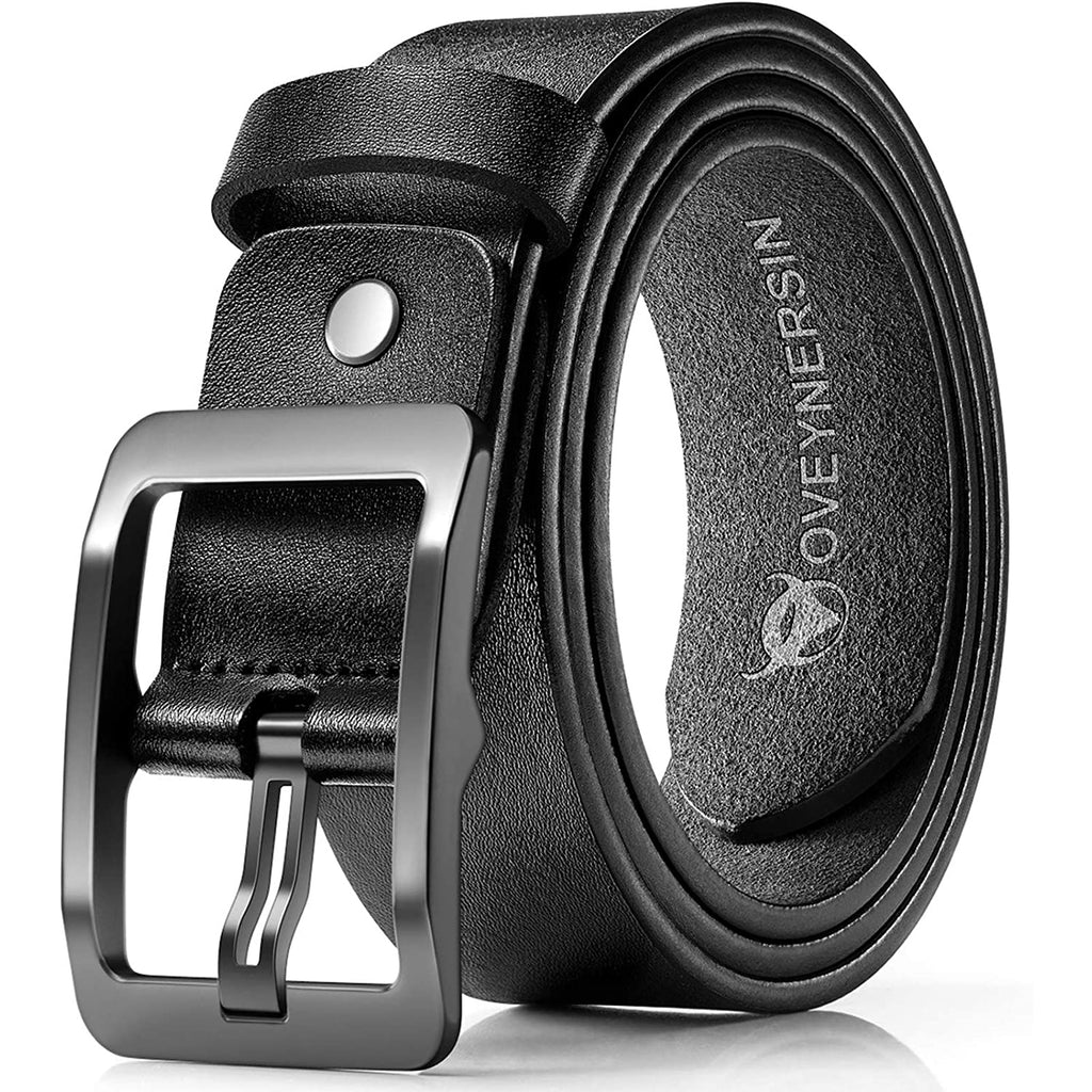 Genuine Leather Casual Dress Belt for Mens