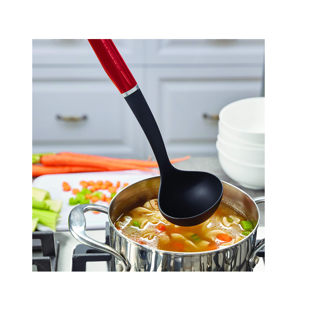 KitchenAid KE006OHERA Classic Soup Ladle One Size Red 2