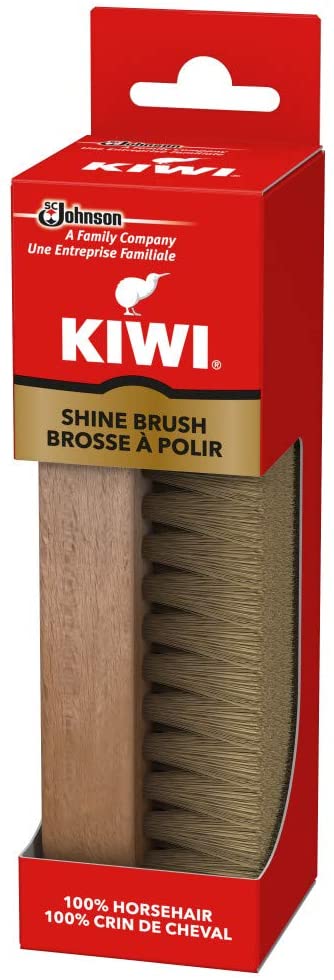 KIWI Brosse à Lustrer Pour Chaussures - Soies Naturelles Pour Un Brillant Exceptionnel