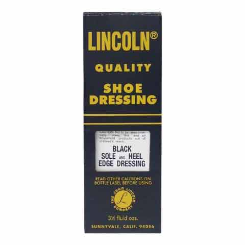 LINCOLN black Sole and Heel edge dressing ⎟ lecomptoiramericain