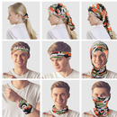 LUOLIIL VOE 6 Pieces UV Sun Protection Face Mask Neck Gaiter Windproof Scarf