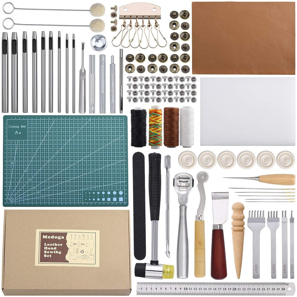WHDZ 52pcs Leather Sewing Tools Kit