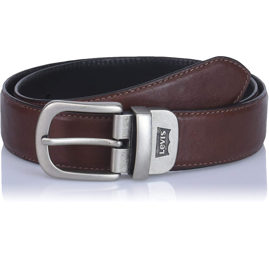 Levi's Men's Reversible Casual Jeans Belt Casual Brown/Black