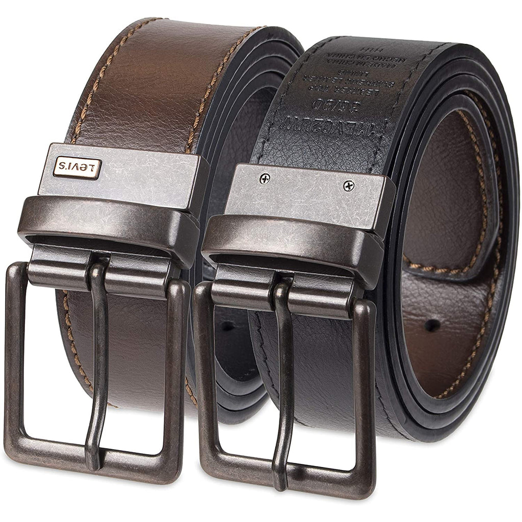 Buy Tommy Hilfiger Printed Leather Casual Mens Reversible Belt (Brown,Free  Size) at