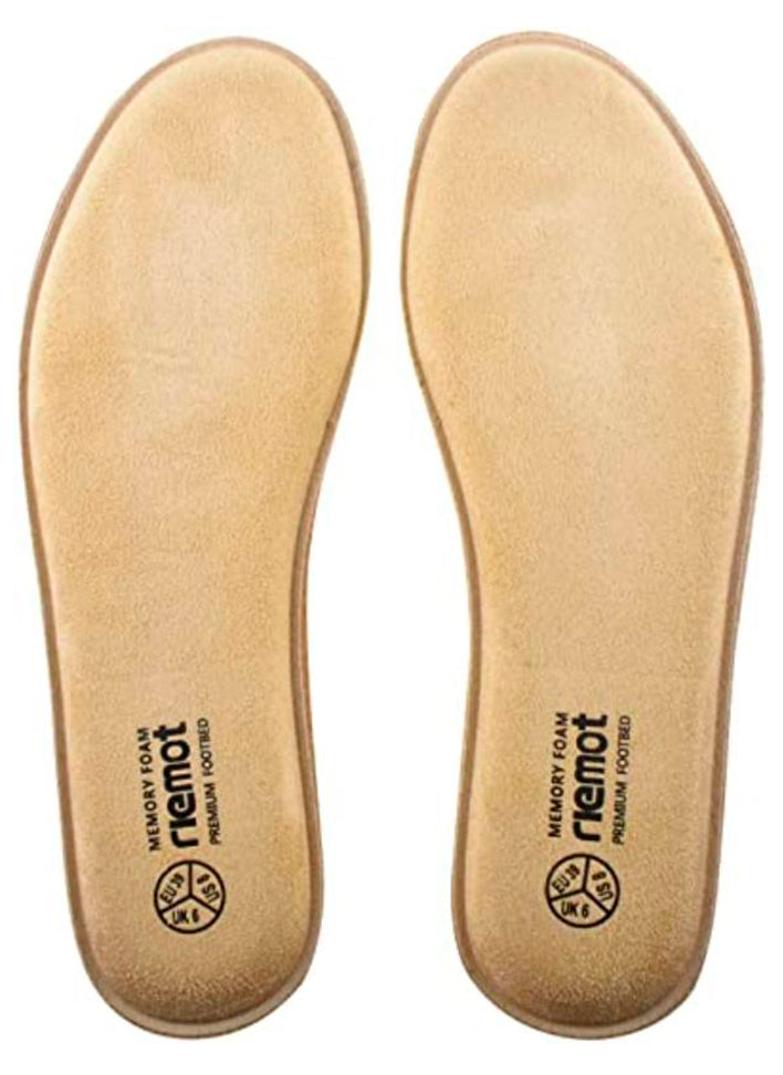 Riemot Memory Foam Insoles Super Soft Replacement Innersoles for Running Shoes Work Khaki