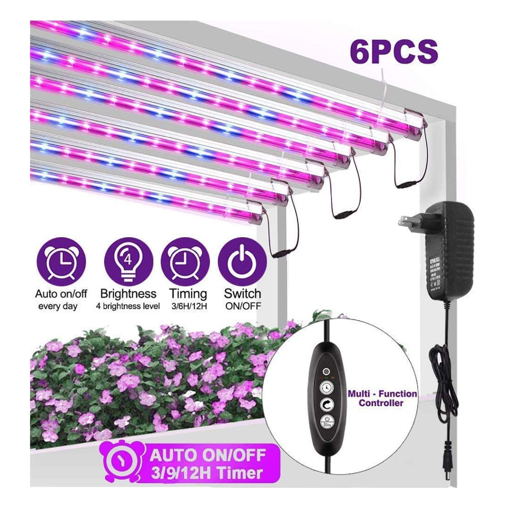 Roleandro Led Grow Light Strips for Indoor Plants Full Spectrum Auto