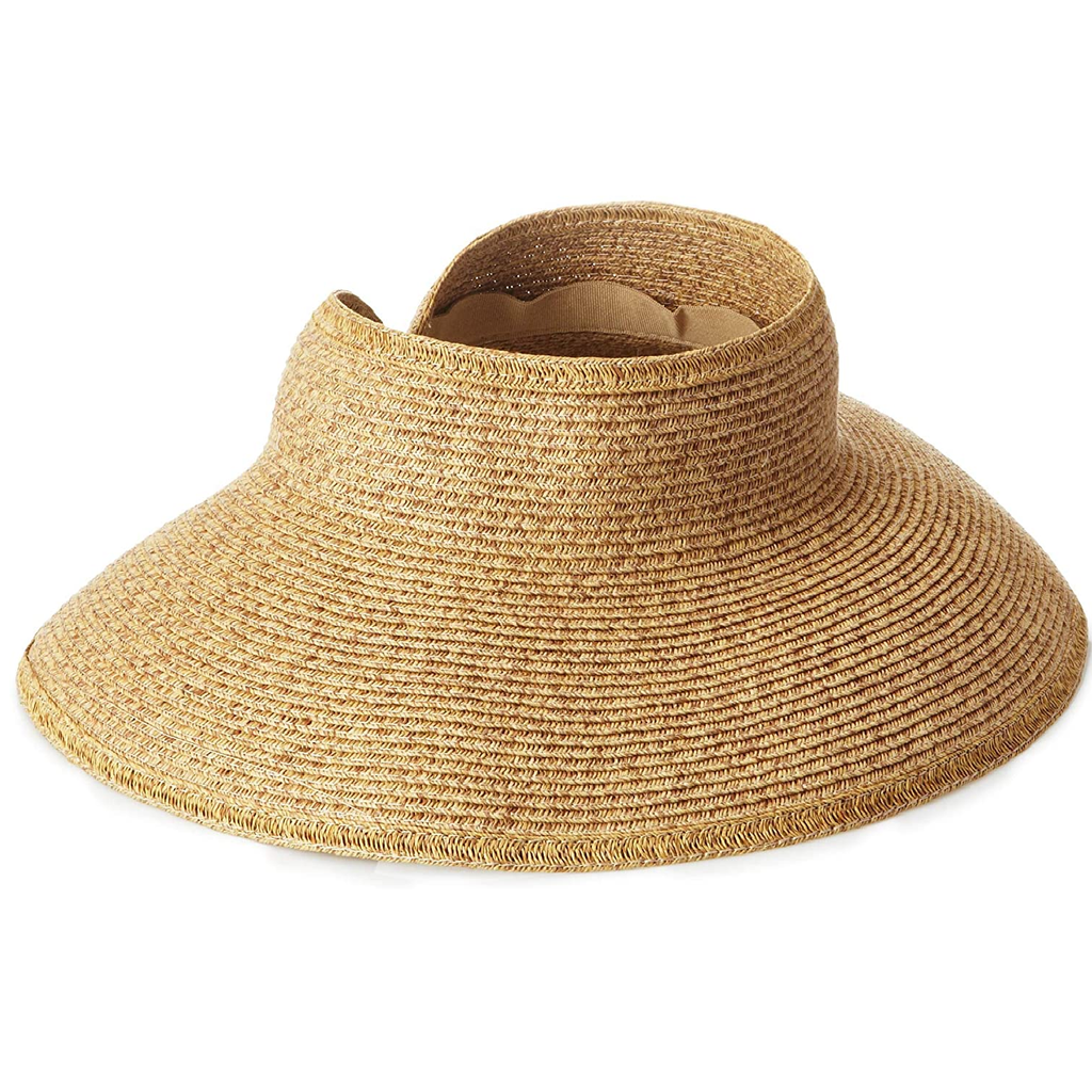 Livingston | Wide Brim Sun Hats For Women Straw Foldable Roll Up Sun H