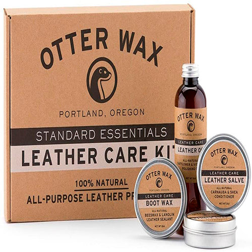 Otter Wax Leather Salve | 2oz | All-Natural Universal Conditioner | Made in USA
