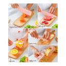 Stainless Steel Kitchen Block Knife Set