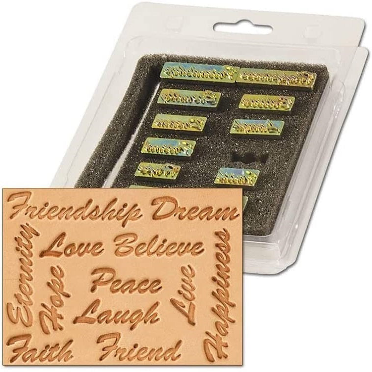 Tandy Leather Inspirational Word Stamp Set 8164-00