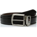 Tommy Hilfiger Men's Reversible Belt | Brown/Black White Stitch