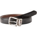 Tommy Hilfiger Men's Reversible Belt | Brown/Black White Stitch