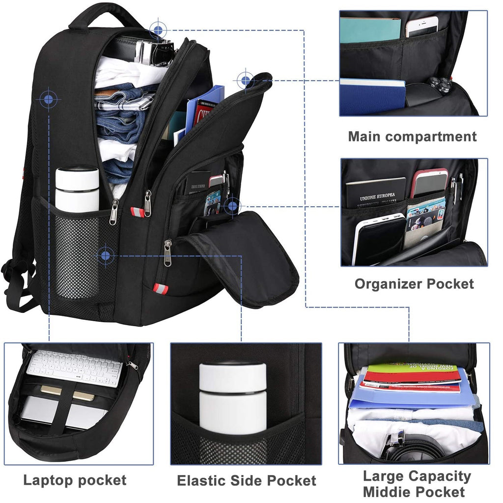 Travel Laptop Backpack, Extra Large College School Backpack for