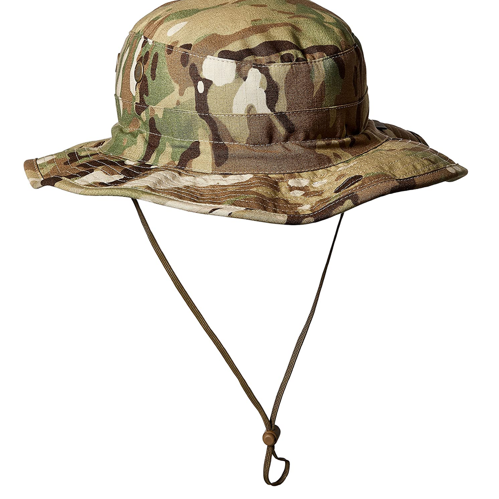 CAMOLAND Military Boonie Hats With Neck Flap Mens Women Camouflage