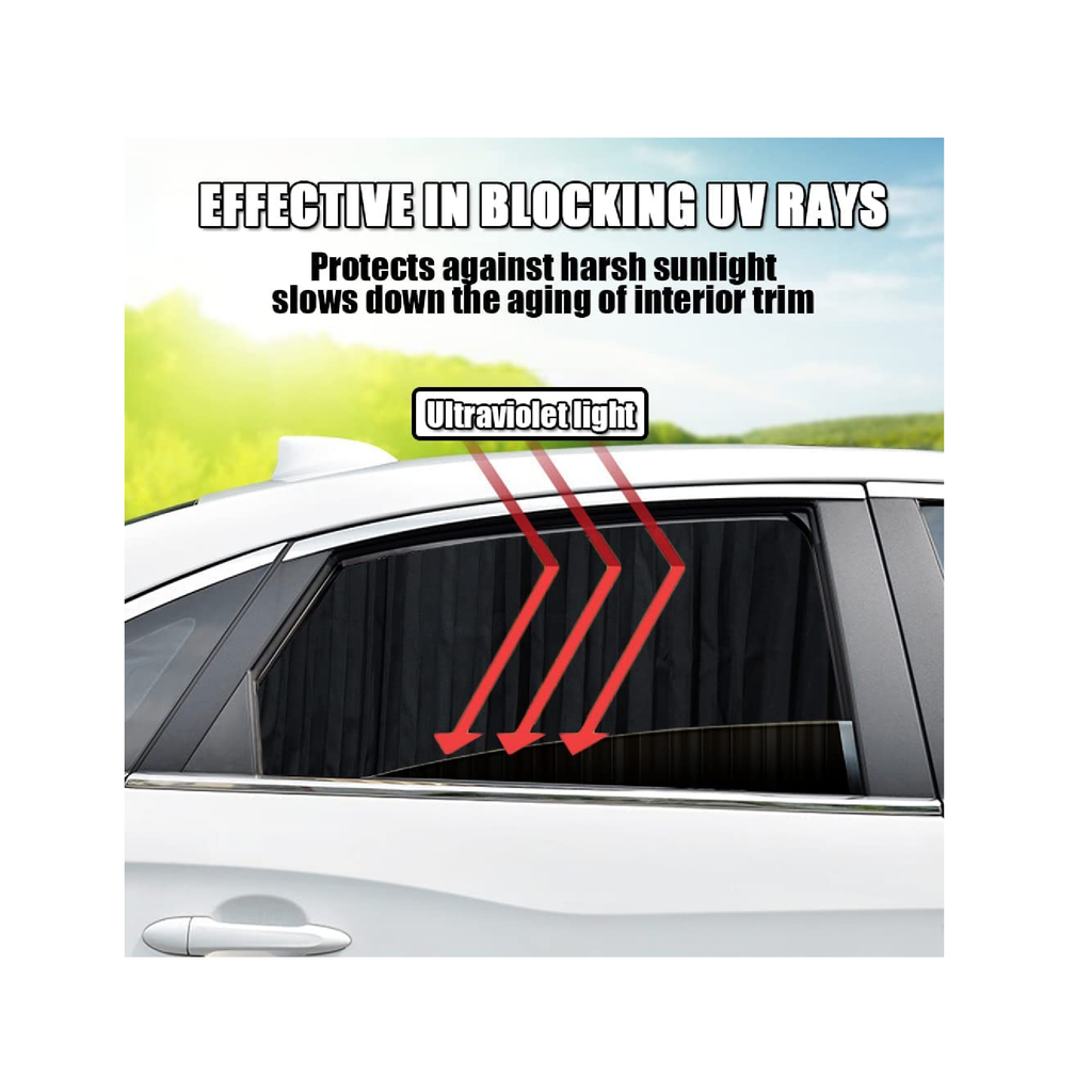 Car Sun Visor Extender , TFY Windshield and Side Window Sunshade, Protects  from Sun Glare and UV Rays, Universal Fit for Most of Cars, 1 Piece :  : Car & Motorbike