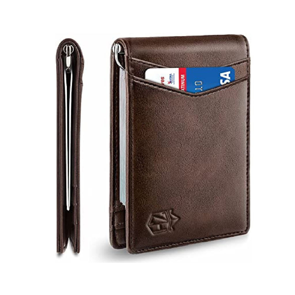 Genuine Football Leather Front Pocket Wallet