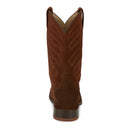 Tony Lamas Boots Men's Western Amado 12" Suede Color Cognac image 4