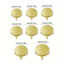 100pcs 4-12mm 4 Claw Flat Spike Rivets Studs Spots, Nailhead Punk Rock, DIY Leather Craft For Clothing, Bag And Shoes Parts Decoration