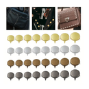 100pcs 4-12mm 4 Claw Flat Spike Rivets Studs Spots, Nailhead Punk Rock, DIY Leather Craft For Clothing, Bag And Shoes Parts Decoration