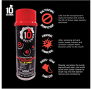 10 Seconds - Household Disinfectant Spray & Deodorizer - Great for Shoes and Gym Equipment! Superior Germ-Killing and Odor Elimination,