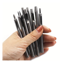 10pcs Leather Hole Punch Cutter Round Hollow Hole Punch Set Leather Working Tools DIY Leather Craft Punch Tool Kit