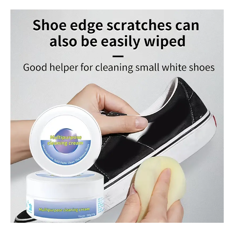 White Sneaker Cleaner Brightening Multifunctional Cream Polish For