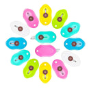 12 Pieces Mini Retractable Utility Knife Box Cutter Letter Opener Pocket Knives Colorful Mini Open Slides For Letter