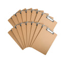16-Pack Letter Size 9" x 12.5" Clipboards | Eco-Friendly Wooden Boards for A4 Paper