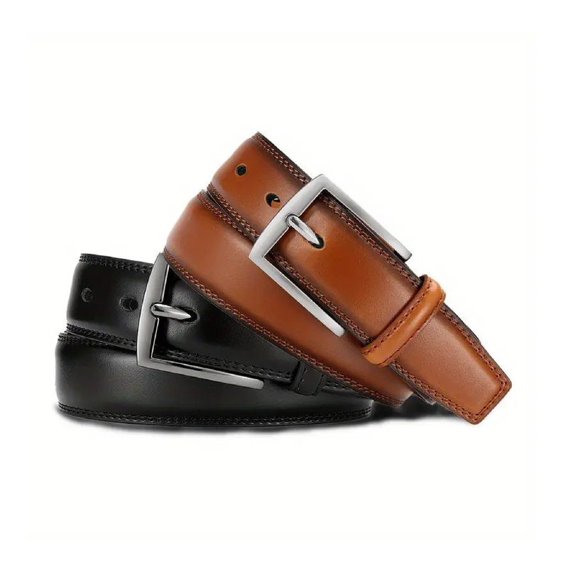 1PC Men Pin Buckle Belt, Men's Casual Business Belt