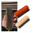 1PC, Horse Hair Shoe Brush, Shoe Cleaning Brush, Leather Polishing Brush, Soft Non-scratch Shoes Oil Brush, Suitable For Suede Boots, Shoes Maintenance, Polishing Tool, Cleaning Supplies, Cleaning Tool, Back To School Supplies